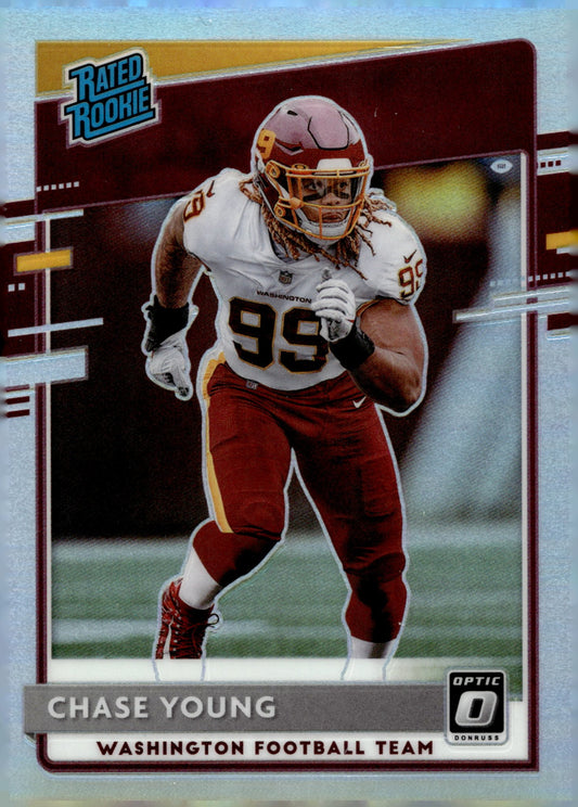 Chase Young 2020 Panini Donruss Optic Rated Rookie Prizm RC #166 #2 - Collector Store LLC
