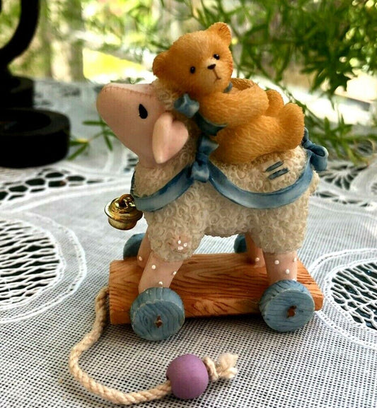 Cherished Teddies: "A Friend Is An Answered Prayer" Mini Figurine - Collector Store LLC