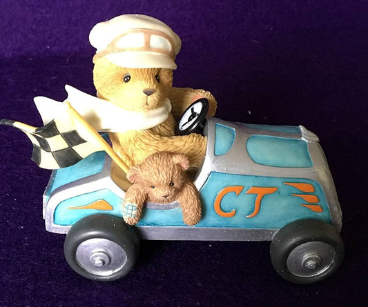 Cherished Teddies: Andre "The Finish Line Is Only A Lap Away" Figurine - Collector Store LLC