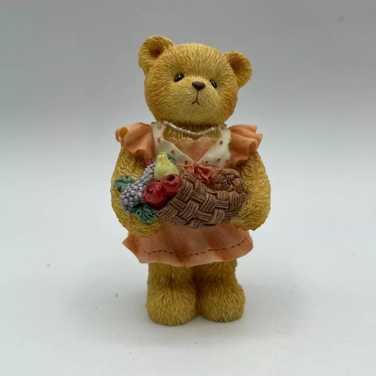 Cherished Teddies: Barbara "Giving Thanks For Our Family" Figurine - Collector Store LLC