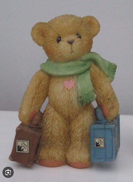 Cherished Teddies: Bon Voyage Figurine - Collector Store LLC