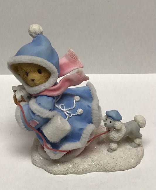 Cherished Teddies: Brooklyn "We're Off To Make Hearts Merry" Figurine - Collector Store LLC