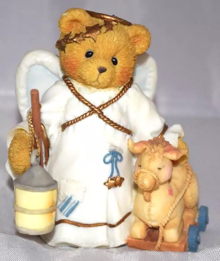 Cherished Teddies: Celeste "An Angel To Watch Over You" Figurine - Collector Store LLC