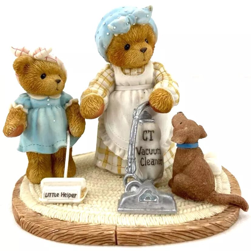 Cherished Teddies: Charlotte & Elaine "A Woman's Work Is Never Done!" Figurine - Collector Store LLC