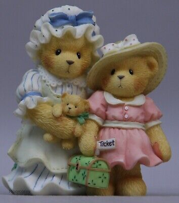 Cherished Teddies: Charrissa & Ashylynn "Every Journey Begins With One Step" Figurine - Collector Store LLC