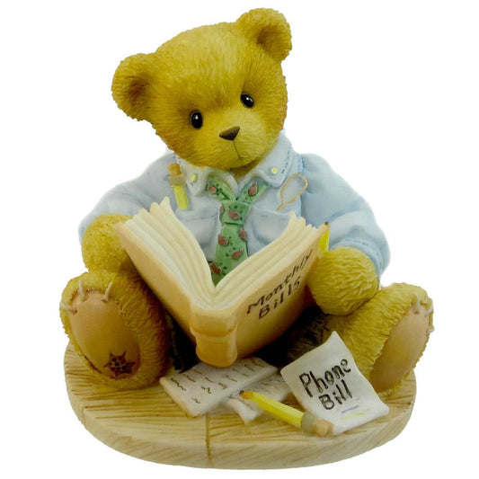 Cherished Teddies: "Dad, You're Due For A Hug!" Figurine - Collector Store LLC