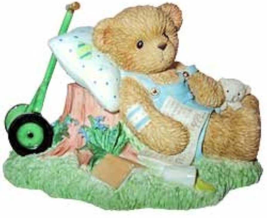 Cherished Teddies: "Dad, You're The Hardest Workin' Man I Know" Figurine - Collector Store LLC