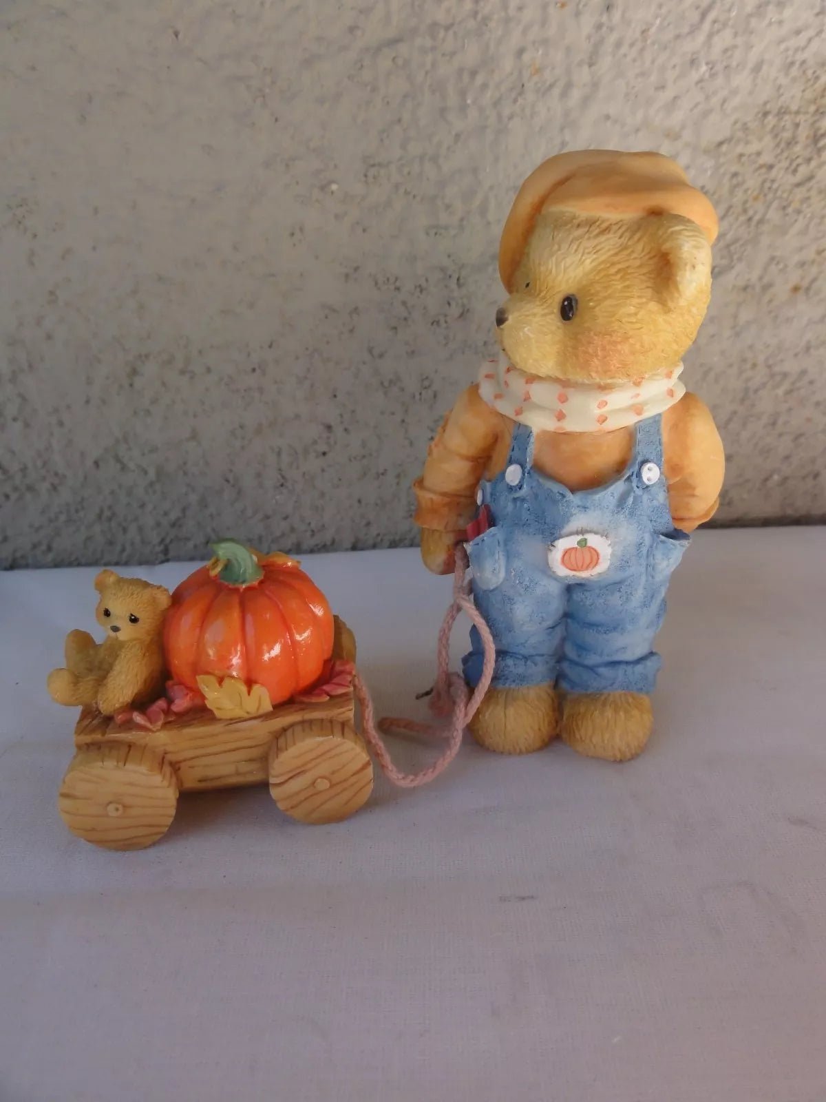 Cherished Teddies: Daniel "You're My Little Pumpkin" Figurine - Collector Store LLC