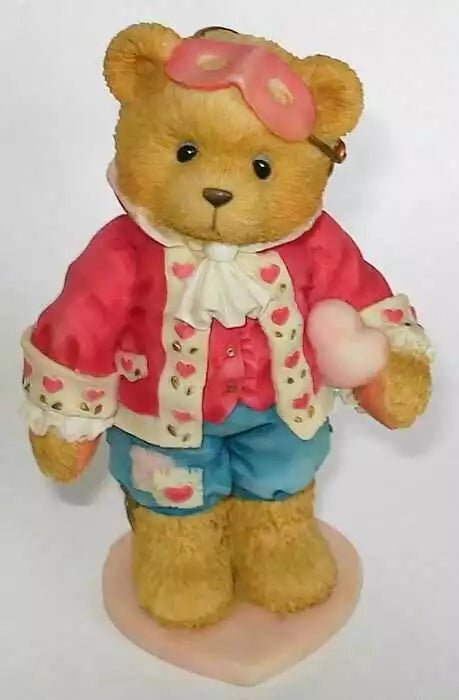 Cherished Teddies: Darrel "Love Unveils A Happy Heart" Figurine - Collector Store LLC