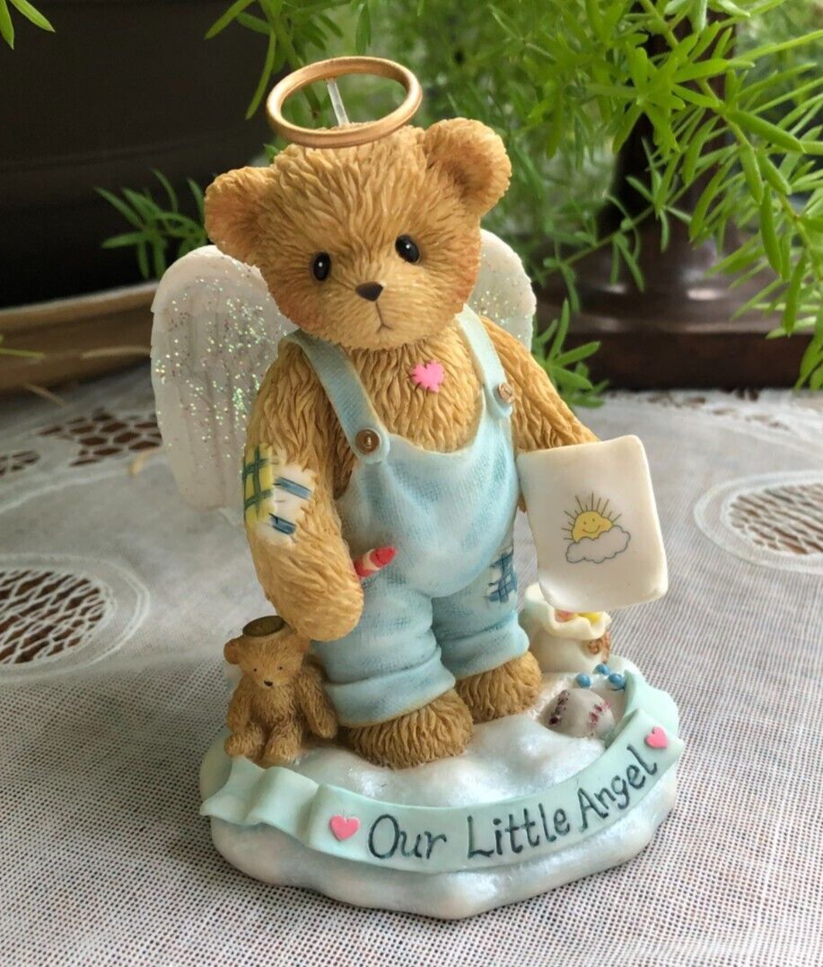 Cherished Teddies: Dylan "Our Little Angel" Figurine - Collector Store LLC