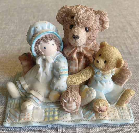 Cherished Teddies: Elmer & Friends "Friends Are The Thread" Figurine - Collector Store LLC