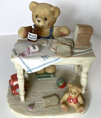 Cherished Teddies: Fred "You're The Best Thing Since Sliced Bread" Figurine - Collector Store LLC