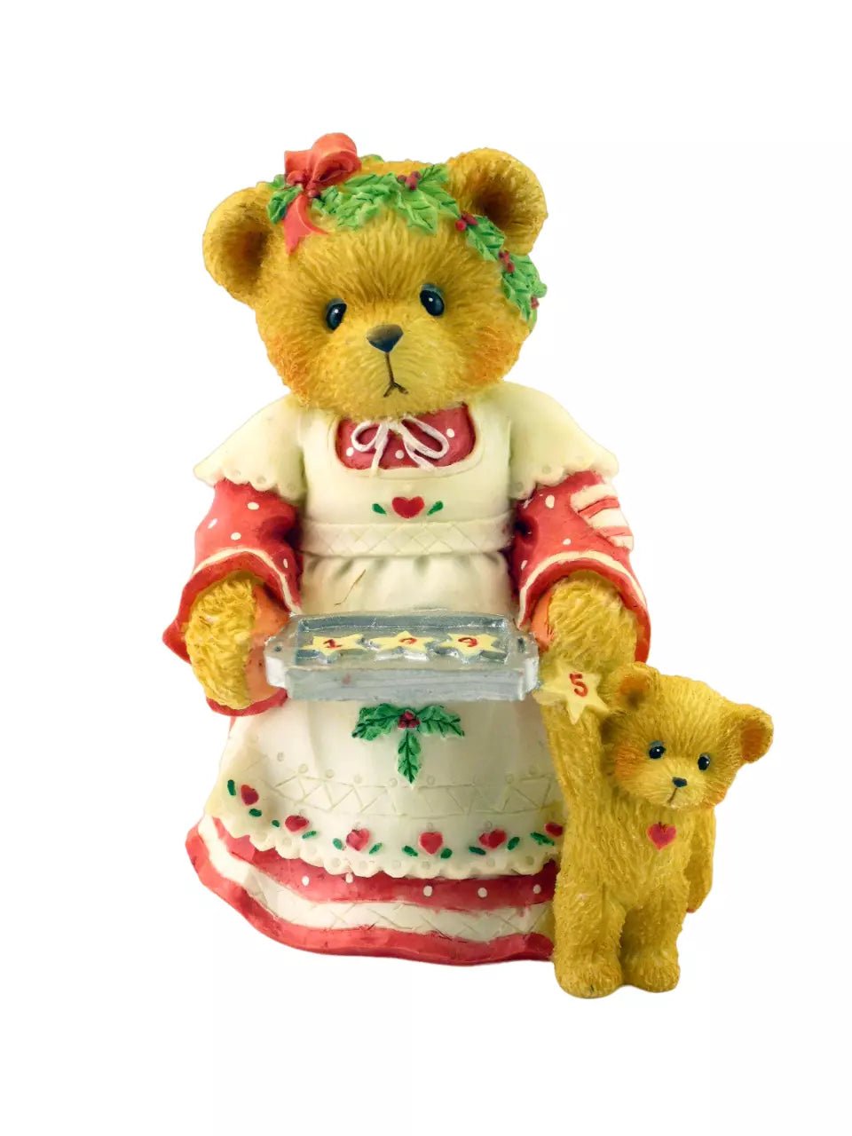 Cherished Teddies: Girl Holding Tray of Cookies Figurine - Collector Store LLC