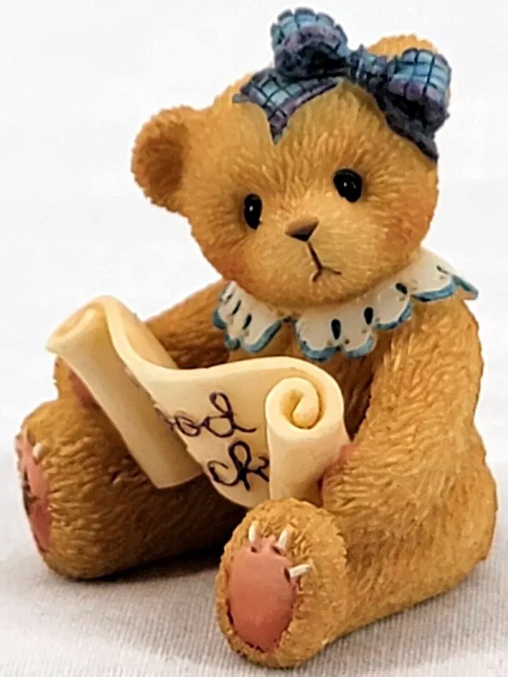 Cherished Teddies: "Good Luck" Mini Figurine - Collector Store LLC