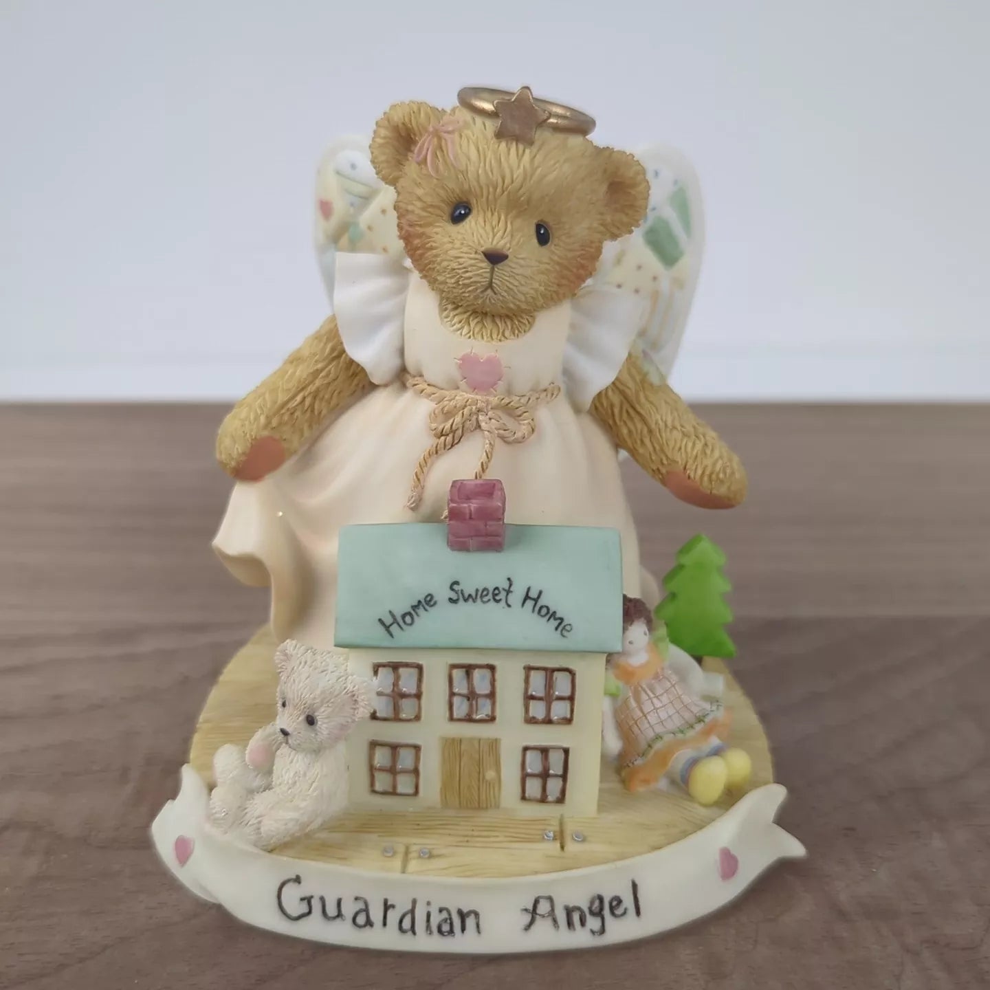 Cherished Teddies: Guardian Angel Figurine - Collector Store LLC