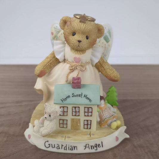 Cherished Teddies: Guardian Angel Figurine - Collector Store LLC