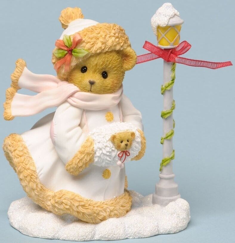 Cherished Teddies: Hollie "Stroll In The Season's Splendor" Figurine - Collector Store LLC