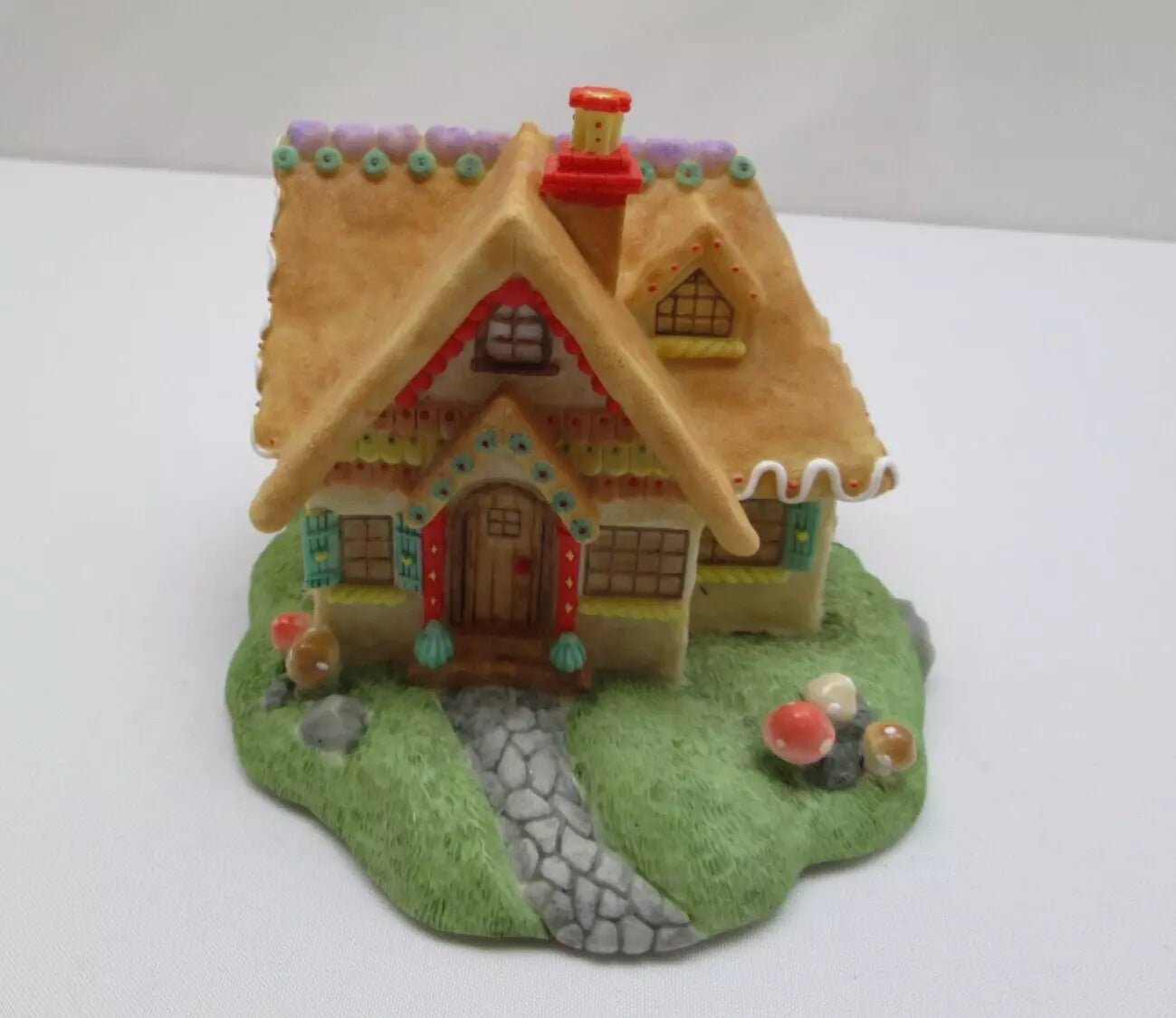 Cherished Teddies: "Home Sweets Home" Gingerbread House With Path Lighted Figurine - Collector Store LLC