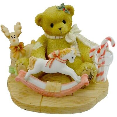 Cherished Teddies: Jadynn "Loads Of Holiday Wishes For You" Figurine - Collector Store LLC