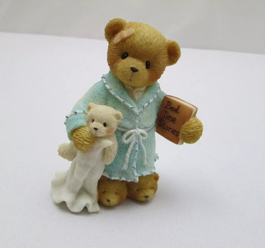 Cherished Teddies: Jude "Love Is The Beary Best Bedtime Story" Figurine - Collector Store LLC