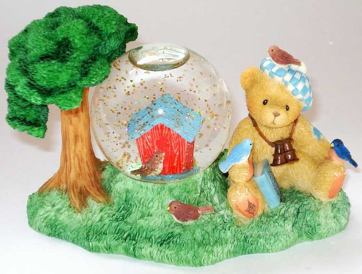 Cherished Teddies: June Waterball Figurine - Collector Store LLC