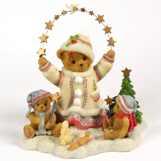 Cherished Teddies: Katja "Peaceful Is A Winter's Sky" Figurine - Collector Store LLC