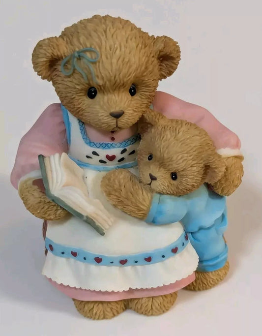 Cherished Teddies: Katrina And Forrest "Each Chapter Bring Us Closer Together" Figurine - Collector Store LLC