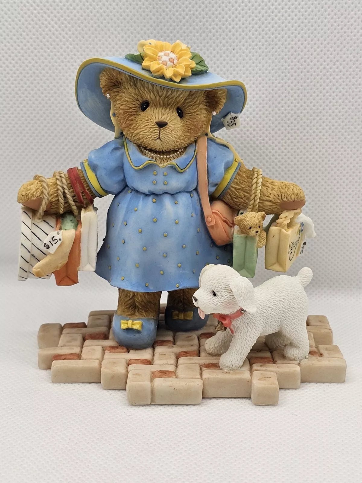 Cherished Teddies: Liz "Born To Shop" Figurine - Collector Store LLC