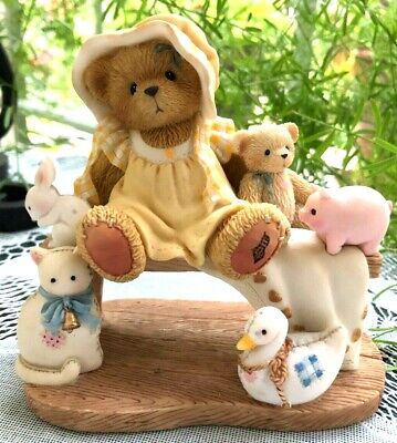 Cherished Teddies: Lucille "Friends Like You Are Cherished" Figurine - Collector Store LLC