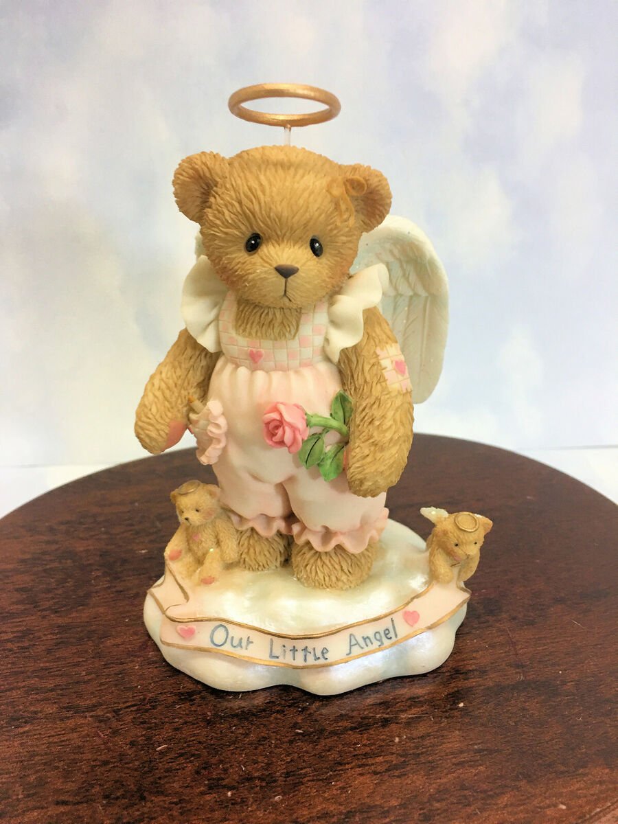 Cherished Teddies: Mackensie Rose "Our Little Angel" Figurine - Collector Store LLC