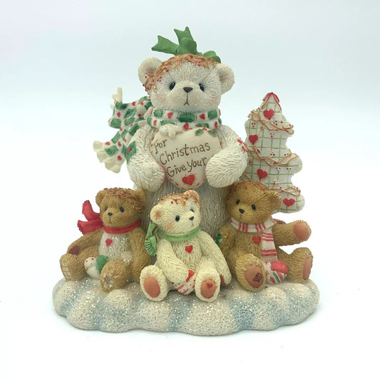 Cherished Teddies: Marla "For Christmas Give Your Love" Figurine - Collector Store LLC