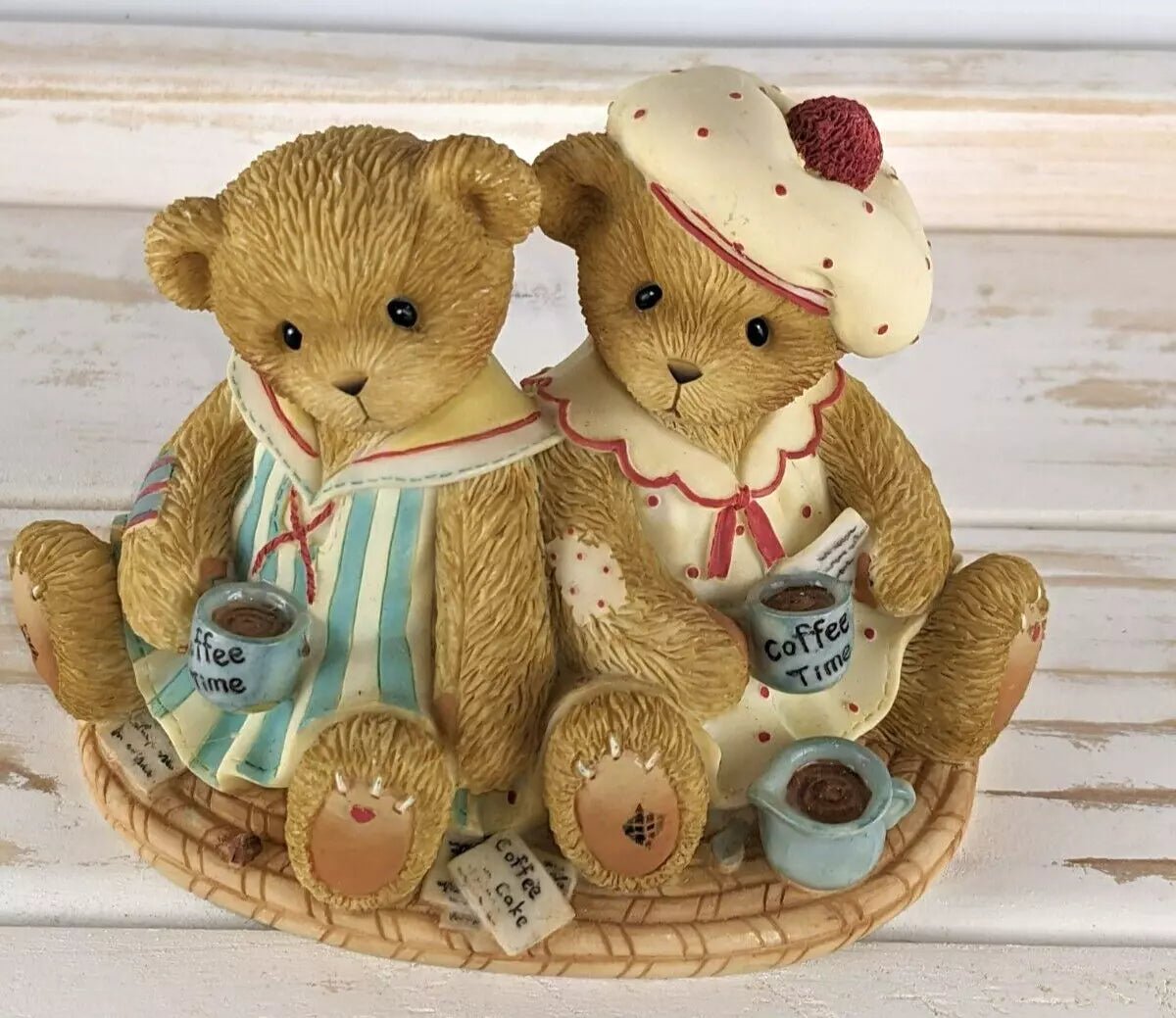 Cherished Teddies: Marnie & Rissa "Our Friendship Is The Perfect Blend" Figurine - Collector Store LLC