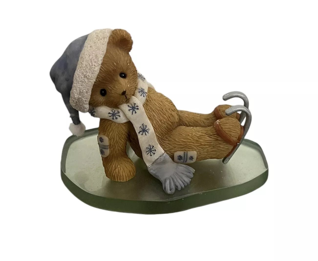 Cherished Teddies: Marshall "Sliding Into A Season Of Fun" Figurine - Collector Store LLC