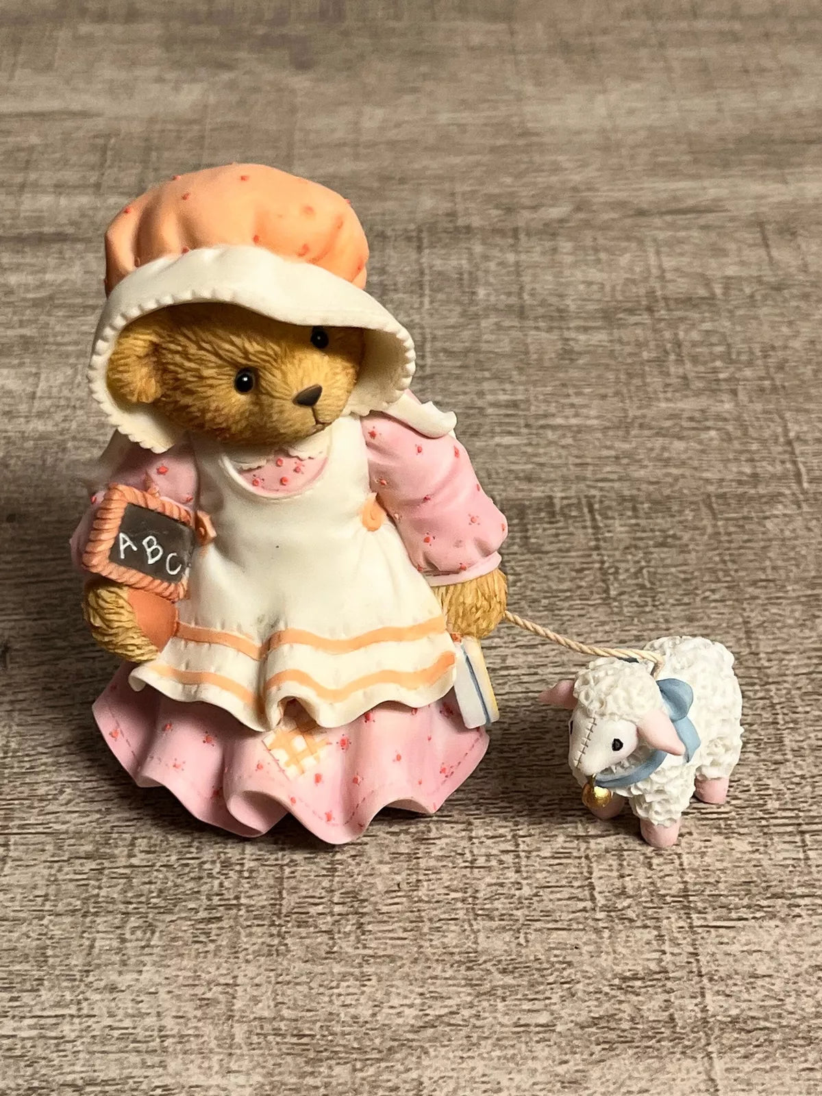 Cherished Teddies: Mary Had A Little Lamb "I'll Ways Be By Your Side" Figurine - Collector Store LLC