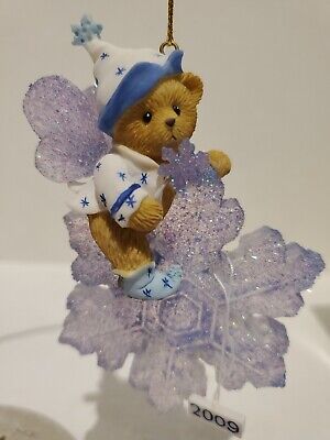 Cherished Teddies: "May Your Holiday's Sparkle" Figurine - Collector Store LLC