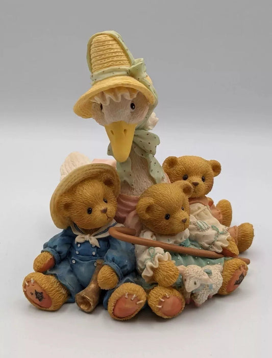 Cherished Teddies: Mother Goose & Friends" Friends Of A Feather Flock Together" Figurine - Collector Store LLC