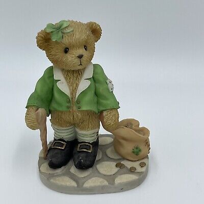 Cherished Teddies: Murphy "Your Friendship Is Worth More To Me Than Gold" Figurine - Collector Store LLC