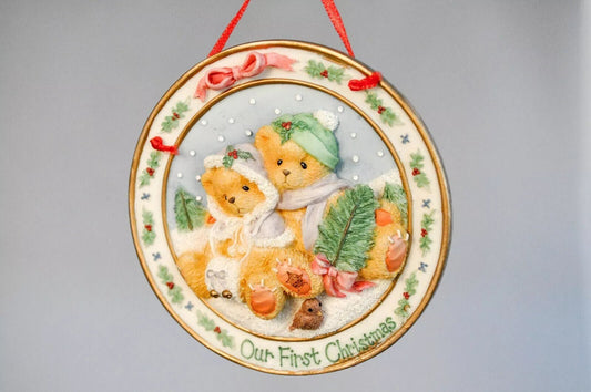 Cherished Teddies: "Our First Christmas Together" Ornament - Collector Store LLC