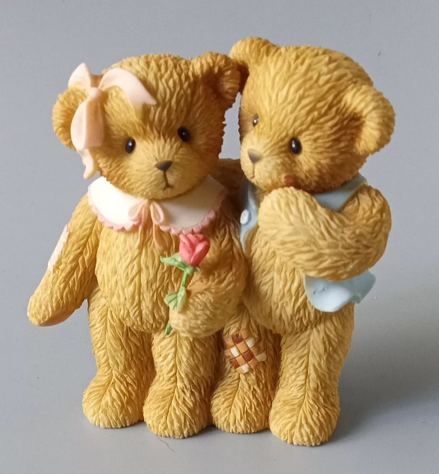 Cherished Teddies: "Our Love Is Shown With Hugs And Kisses" Figurine - Collector Store LLC