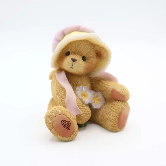 Cherished Teddies: Pansy "A Blossoming Friendship Always Makes A Heart Smile" Figurine - Collector Store LLC