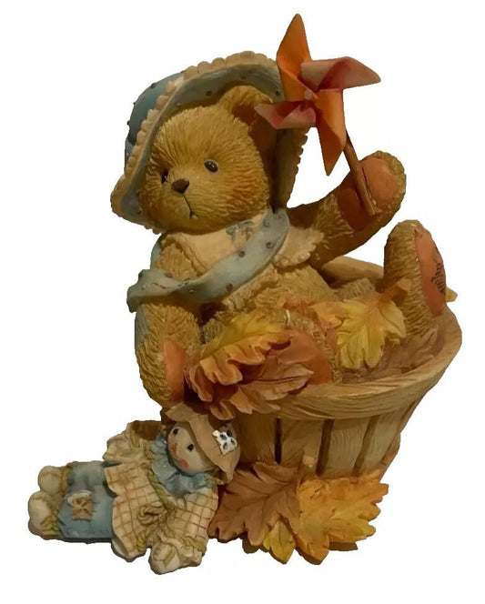 Cherished Teddies: Pat "Falling For You" Figurine - Collector Store LLC