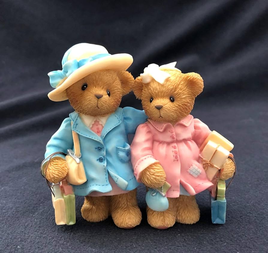 Cherished Teddies: Patty & Peggy "Spending Time With You Is Priceless" Figurine - Collector Store LLC