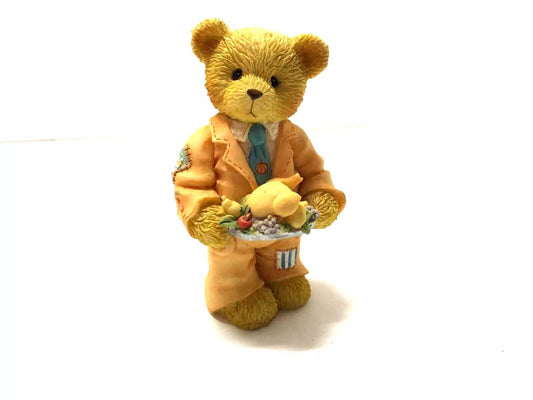 Cherished Teddies: Rick "Suited Up For The Holidays" Figurine - Collector Store LLC