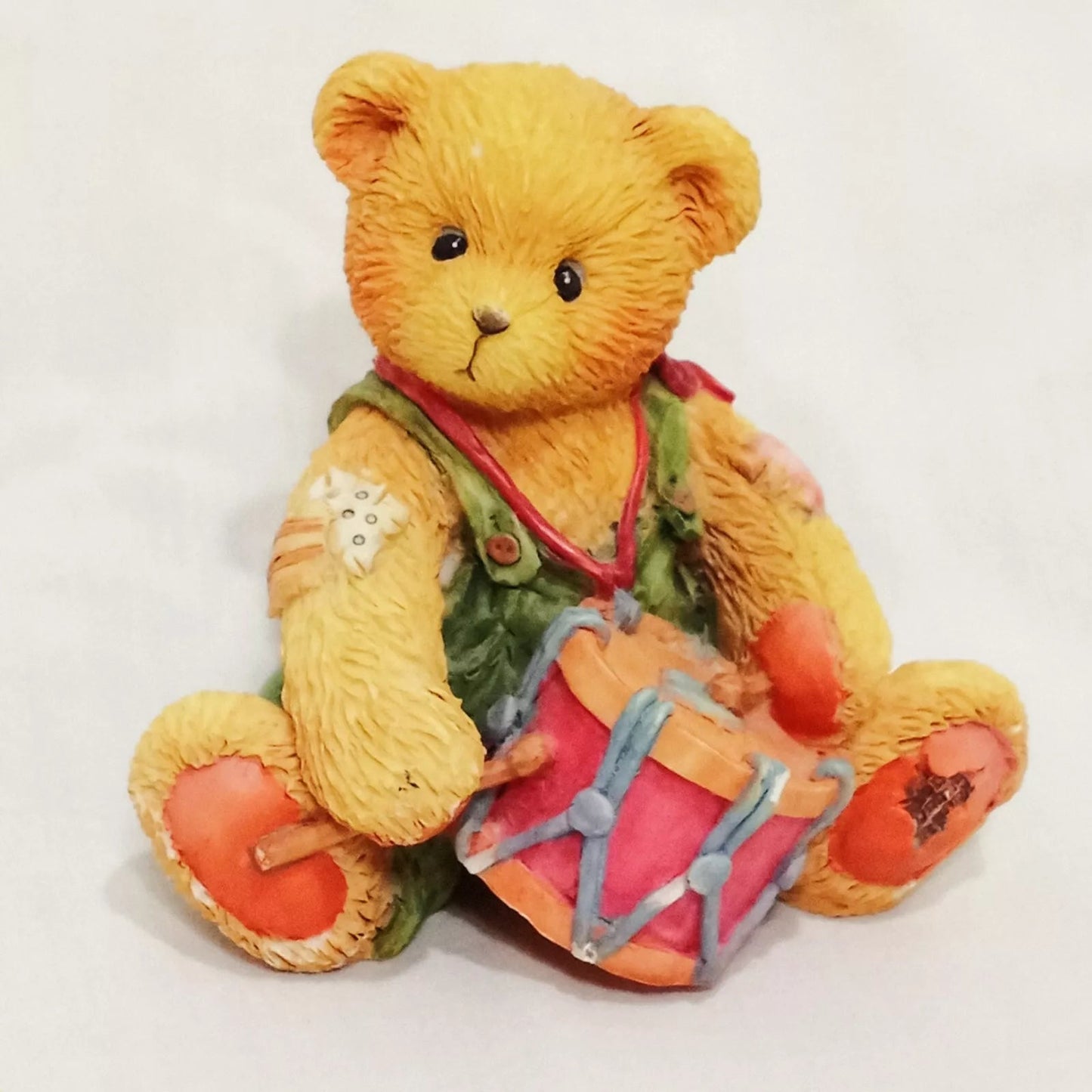 Cherished Teddies: Ronnie "I'll Play My Dream For You" Figurine - Collector Store LLC