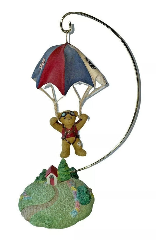 Cherished Teddies: Rusty "Take A Leap Of Faith" Figurine - Collector Store LLC