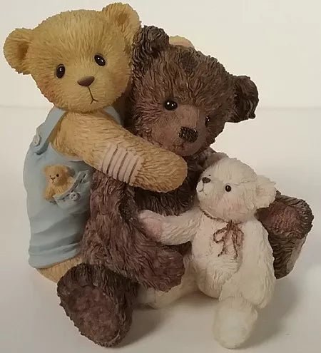 Cherished Teddies: Sawyer & Friends "Hold On To The Past" Figurine - Collector Store LLC