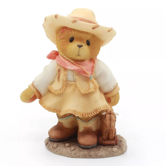 Cherished Teddies: Sierra "You're My Partner" Figurine - Collector Store LLC