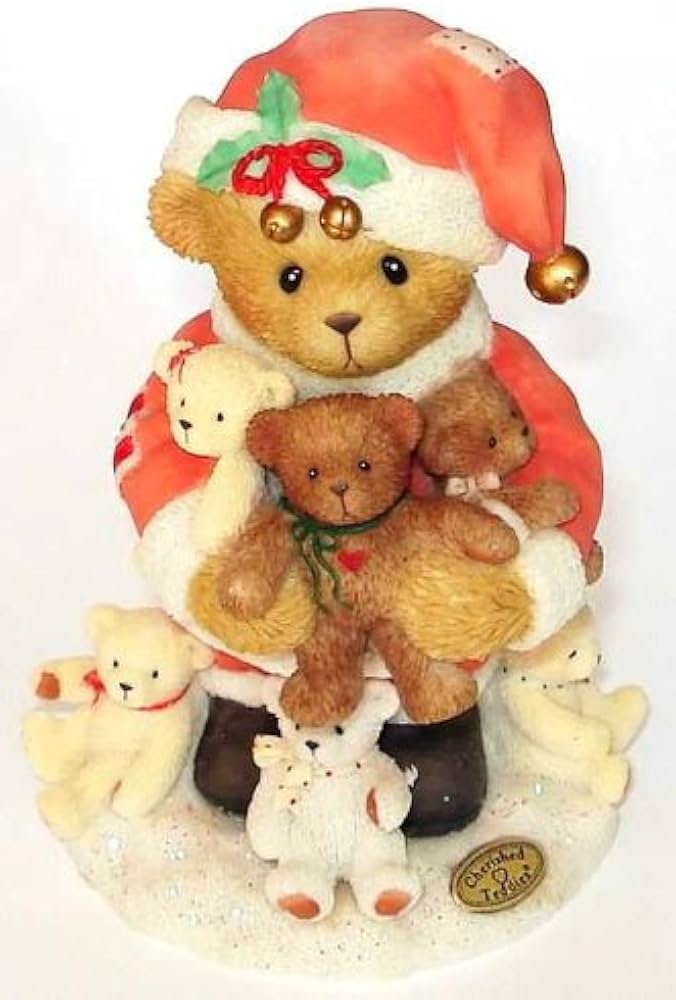 Cherished Teddies: Stewart "The Holidays Always Bring Hearts Closer Together" Figurine - Collector Store LLC