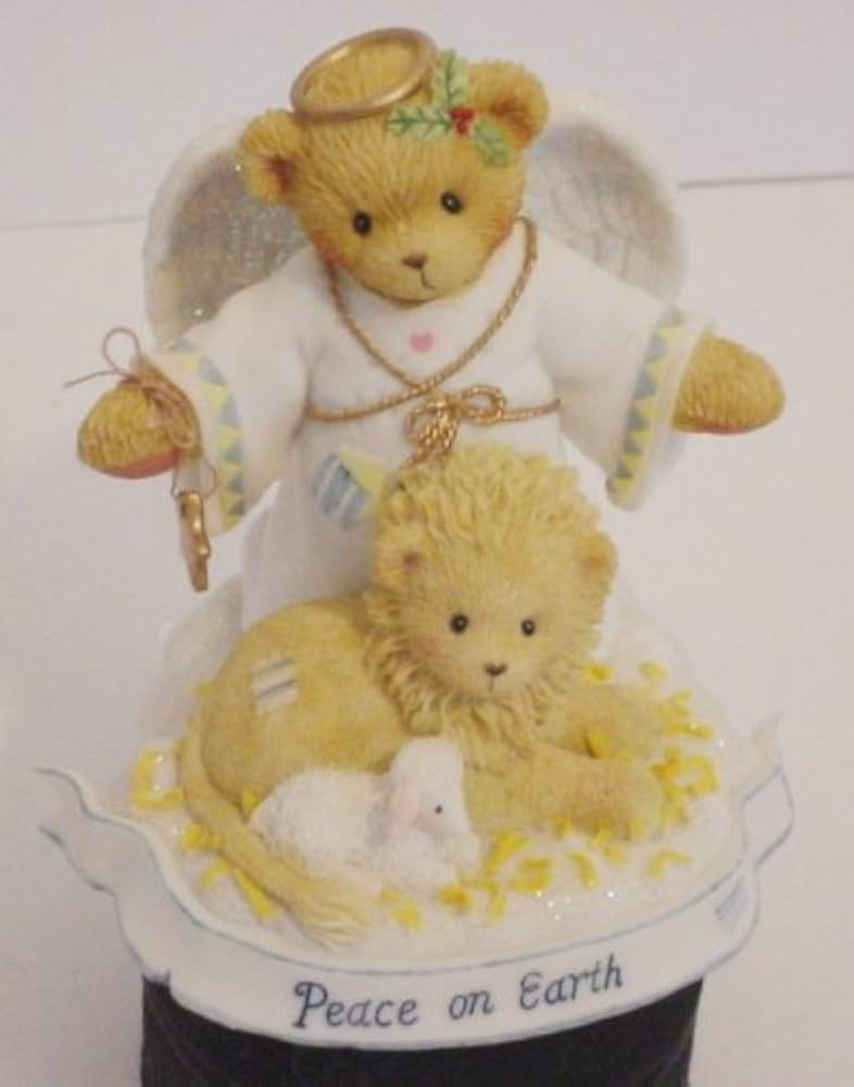 Cherished Teddies: Tessa "Peace On Earth" Figurine - Collector Store LLC