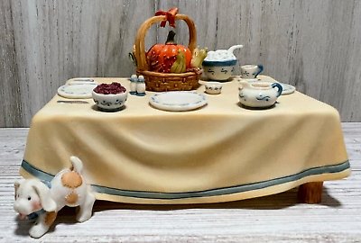 Cherished Teddies: Thanksgiving Table "We Bear Thanks" Figurine - Collector Store LLC